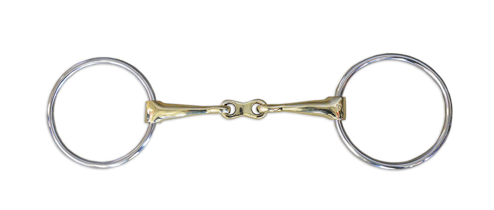 Loose Ring German Silver Dogbone Link