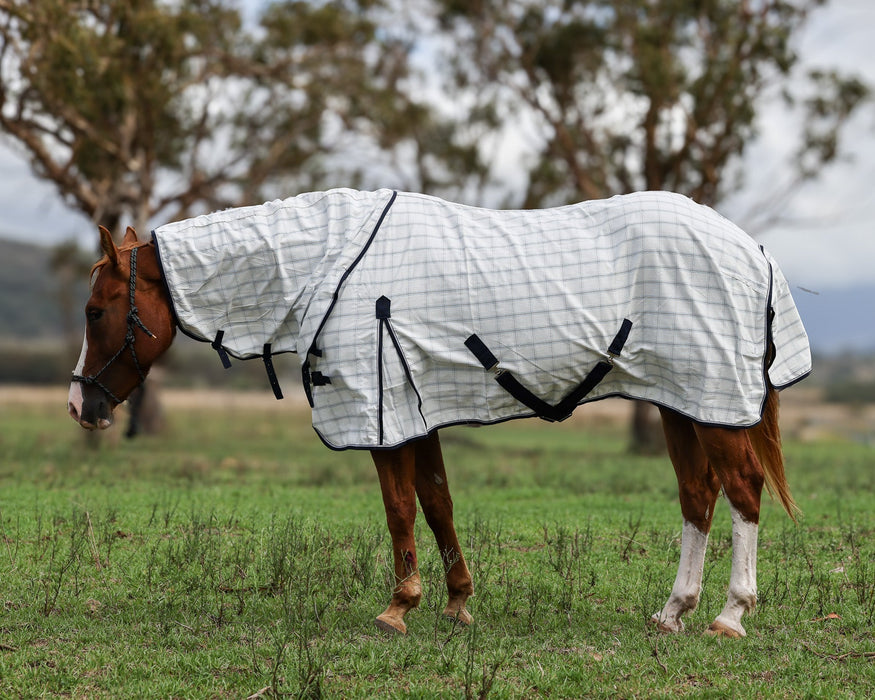 Ripstop Cotton Combo Rug- Navy