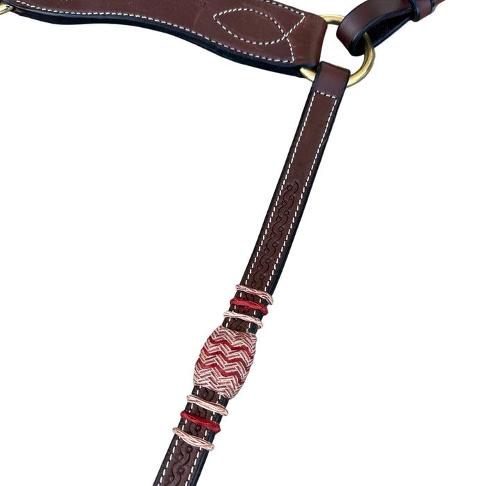 "IDAHO" USA Leather Breastplate - Smooth Like Cactus