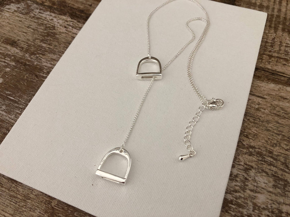 Stirrup Necklace - Carol Young Silver