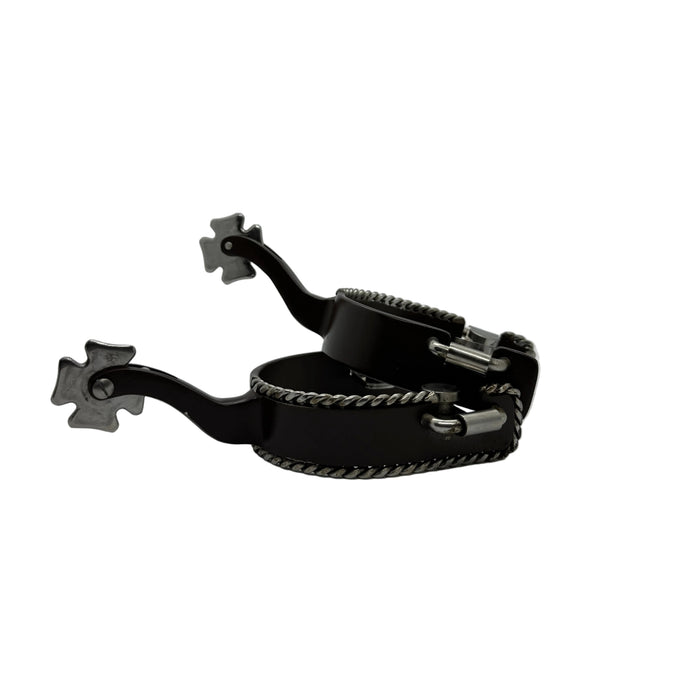 Clermont Drafter Spur With Twisted Rope Border