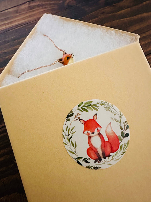 Fox Necklace  - Carol Young Silver