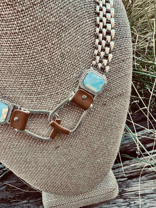 Bold Western Oxbow Necklace - Carol Young Silver
