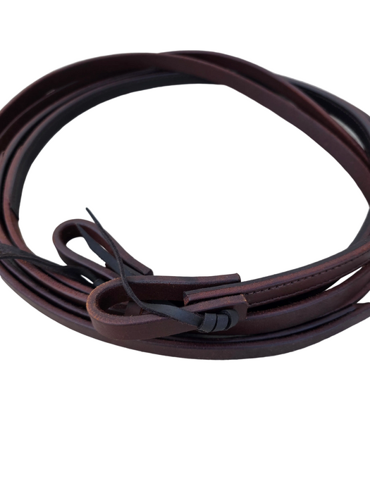 Split Reins 3/4 Double Stitched with Waterloop Ends