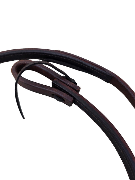 Split Reins 3/4 Double Stitched with Waterloop Ends