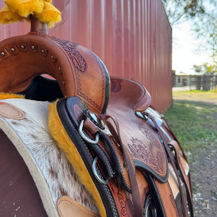 ‘Sunflower’ Ranch Roper Saddle | Toprail Equine