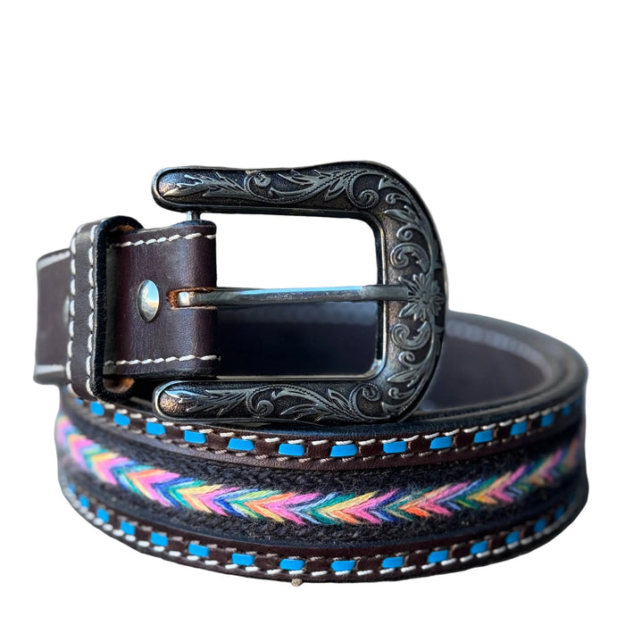 "DENVER" Ribbon Inlay Ladies Belt - 1773