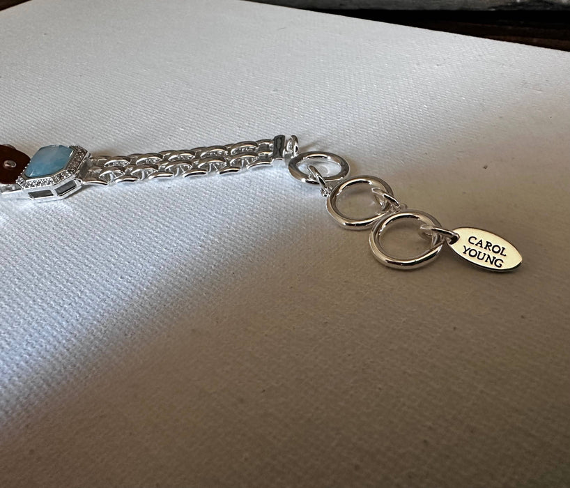 Bold Western Oxbow Bracelet - Carol Young Silver