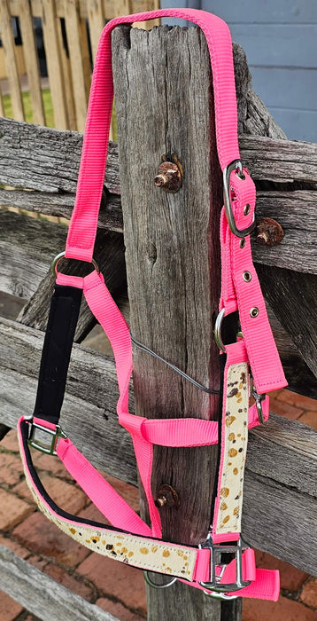 Pink Halter with Faux Hair