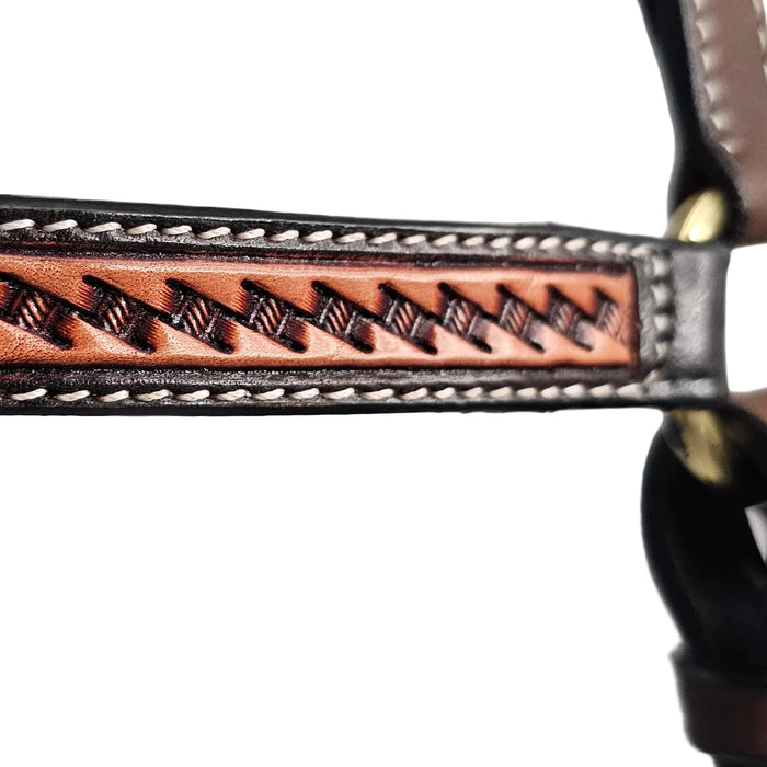 "BRIGALOW" Basket Stamped Bridle