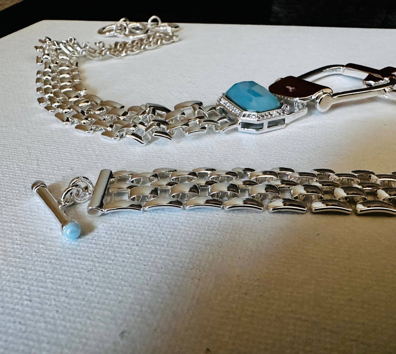 Bold Western Oxbow Necklace - Carol Young Silver