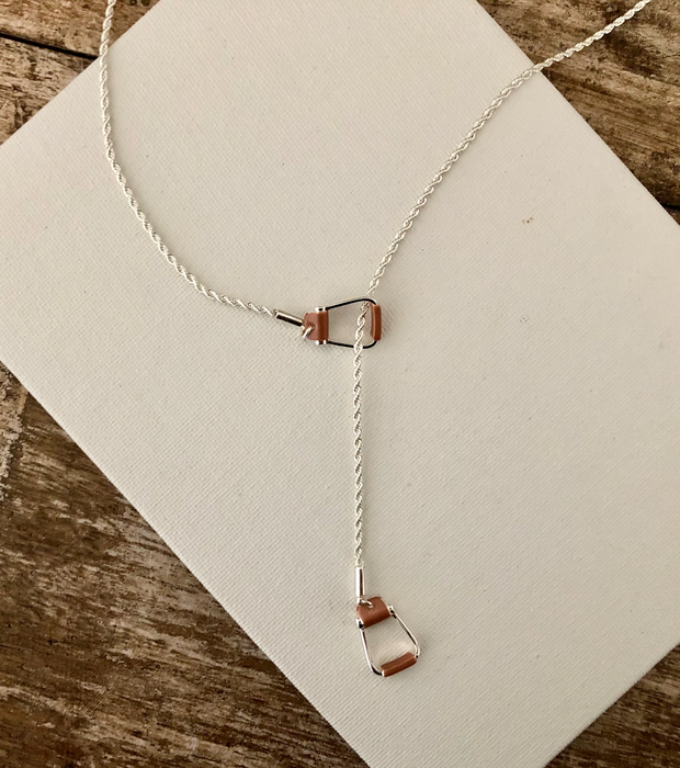 Oxbow "Y" Necklace - Carol Young Silver