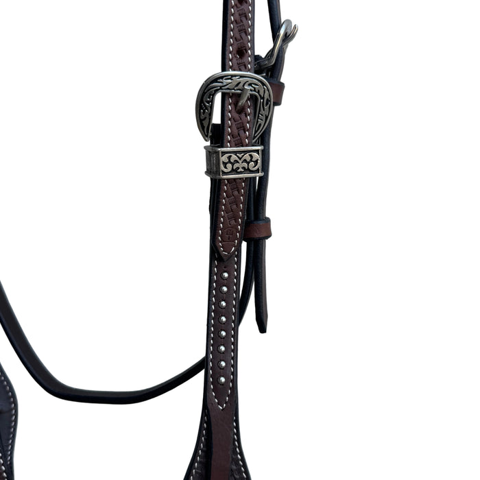 "CHILEAN SILVER DOTS" - Quick Change Headstall - Smooth Like Cactus