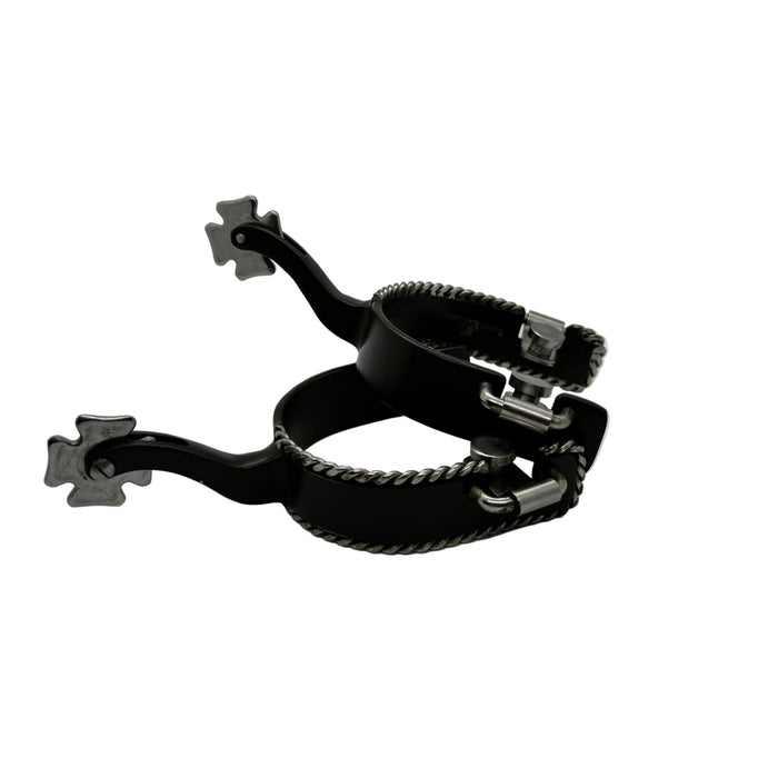 Clermont Drafter Spur With Twisted Rope Border