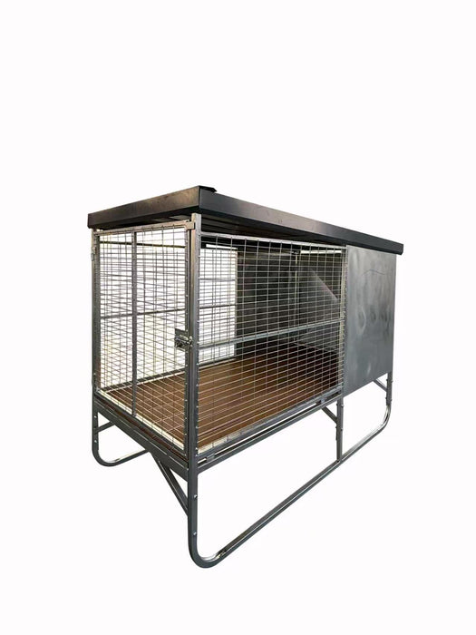 Raised Single dog kennel