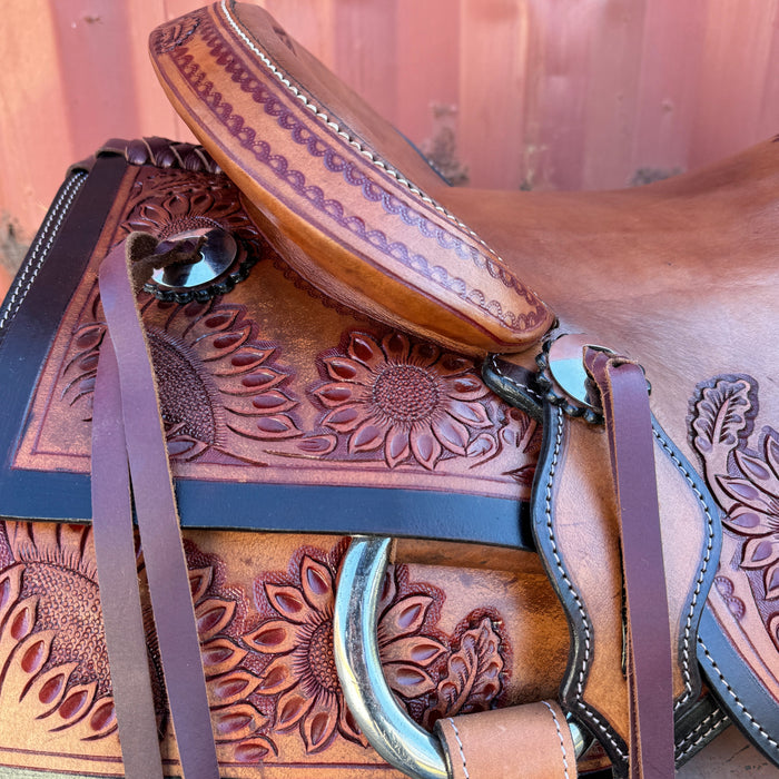‘Sunflower’ Ranch Roper Saddle | Toprail Equine