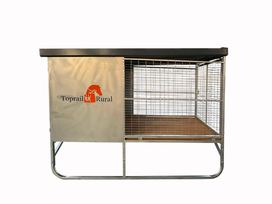 Raised Single dog kennel