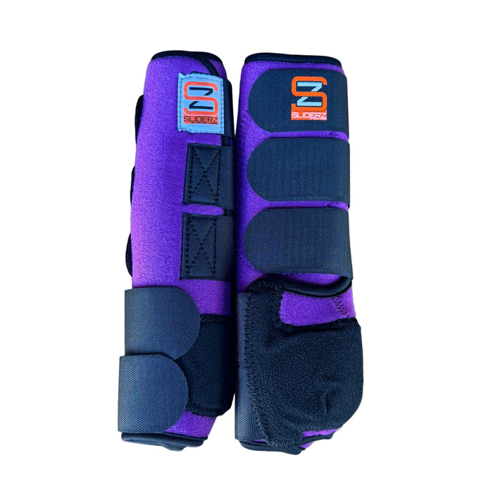 Sliderz Hind Performance Protection Boots - Purple Med