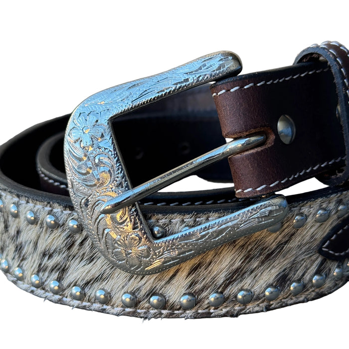 "GUNSMOKE" Hair on Hide Belt - 1773