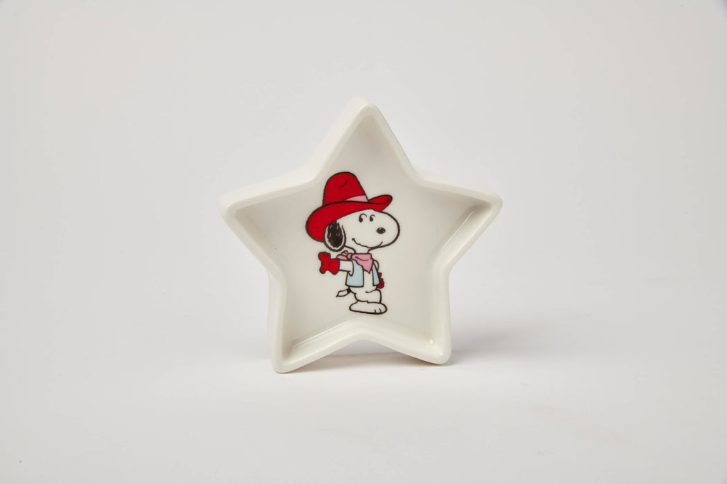Cowboy Snoopy 'Howdy' Star Shaped Trinket Dish - Magpie