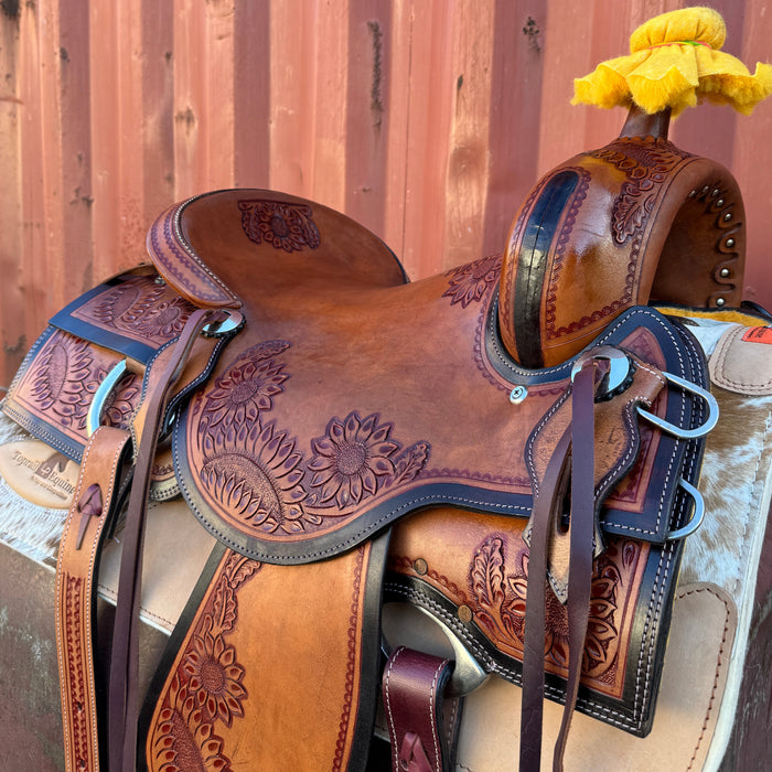 ‘Sunflower’ Ranch Roper Saddle | Toprail Equine