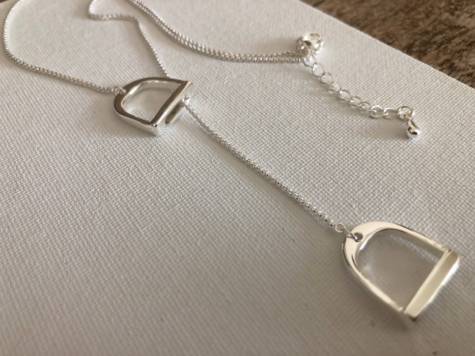 Stirrup Necklace - Carol Young Silver