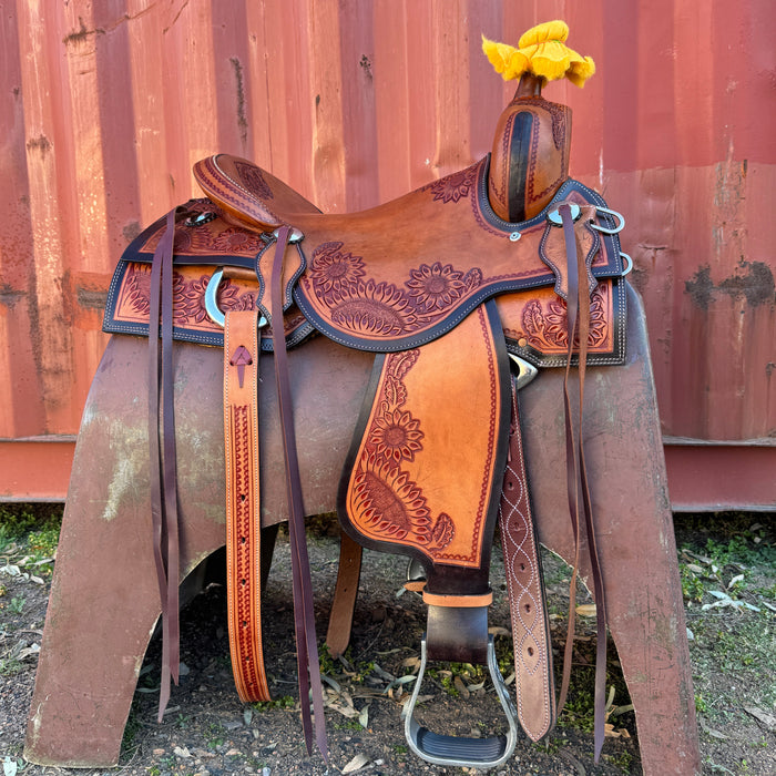 ‘Sunflower’ Ranch Roper Saddle | Toprail Equine