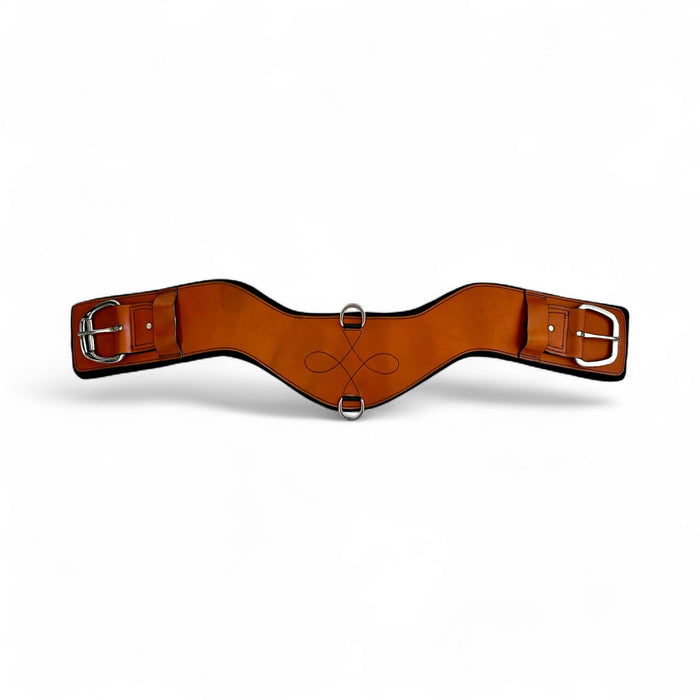 Anatomic Shoulder Relief Cinch with Removable Felt and Roller Buckles - Toprail Eqine