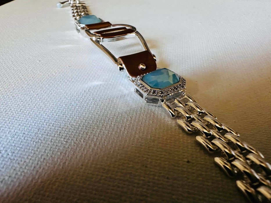 Bold Western Oxbow Bracelet - Carol Young Silver