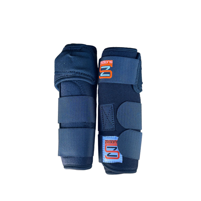 Sliderz Front Performance Protection Boots Black - med