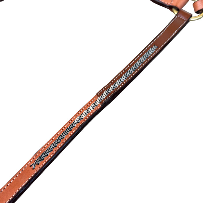 "MONTANA BLUE SKY"  Stamped Woven Breastplate