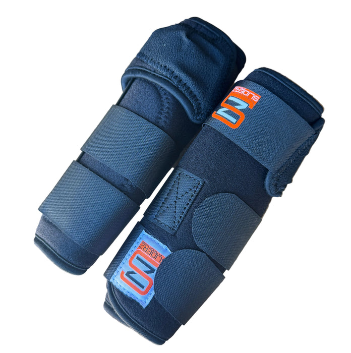 Sliderz Front Performance Protection Boots Black - med