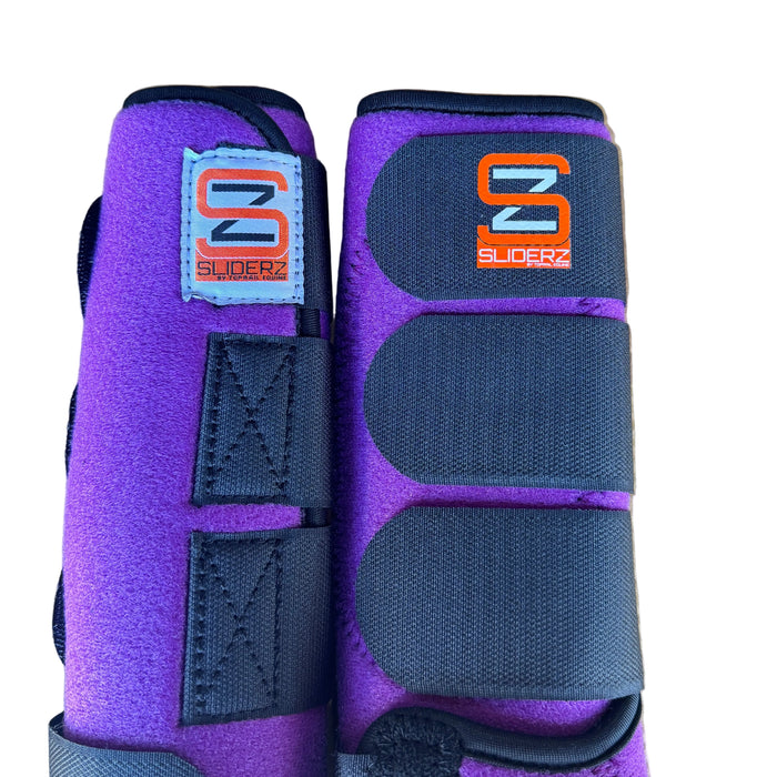 Sliderz Hind Performance Protection Boots - Purple Med