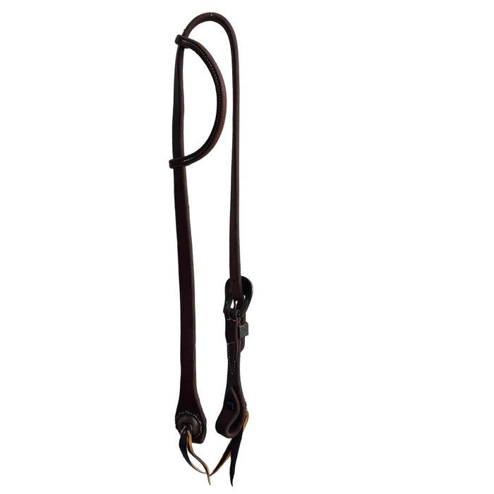 3/4" SLIP EAR HEADSTALL W/ ANTIQUED COPPER BUCKLE