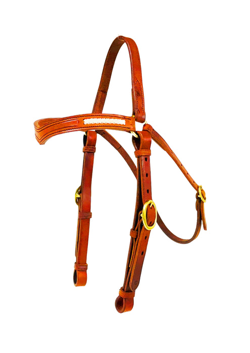 "V SHAPED" Braided Barcoo Bridle