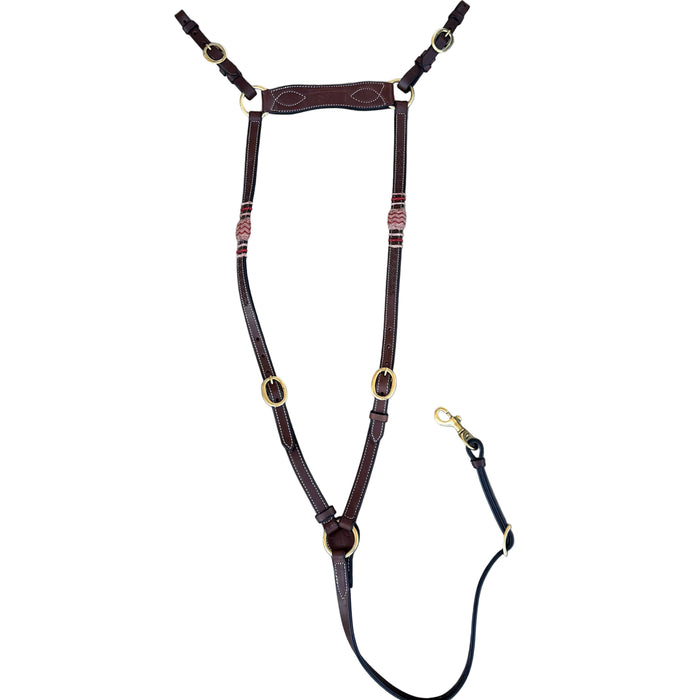 "IDAHO" USA Leather Breastplate - Smooth Like Cactus