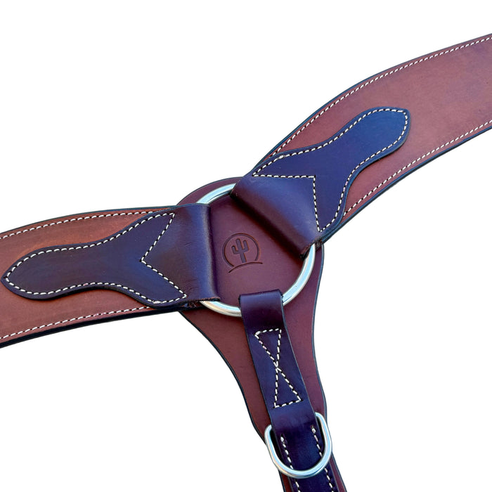 "HORIZON" Two-Tone USA Roper Breastcollar