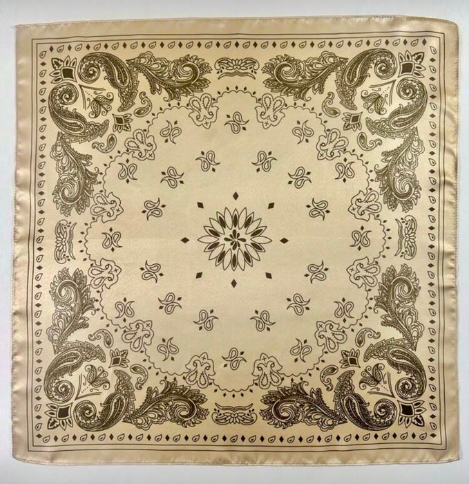 “GOLDEN BANDANA" Neck Scarf - 1773