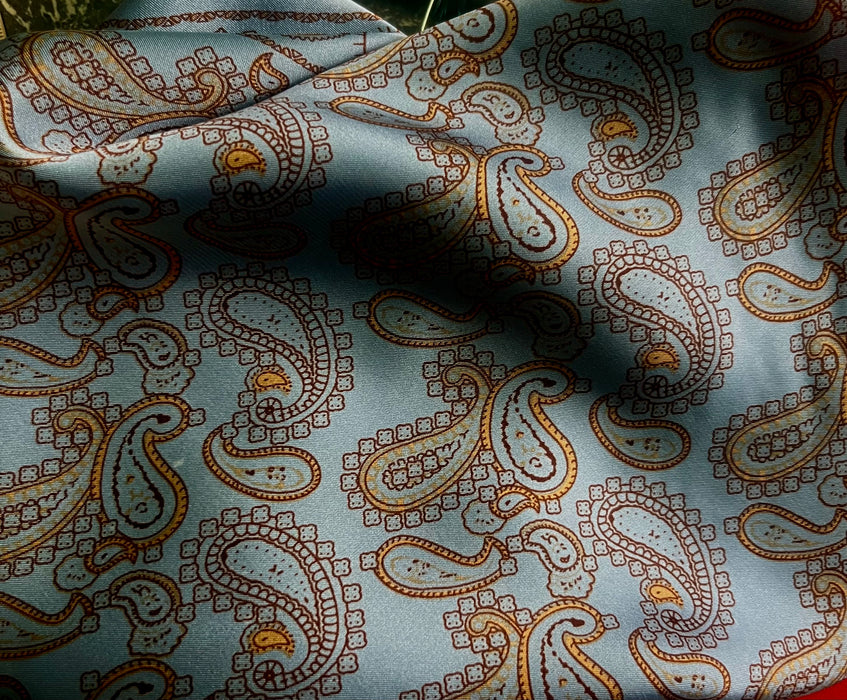 GUNSLINGER - Gunmetal Grey Neck Scarf - 1773