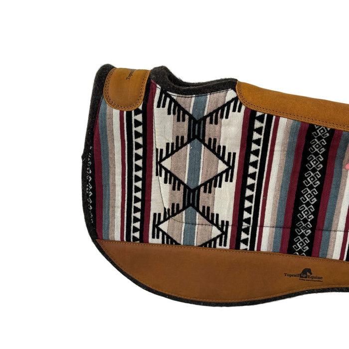 Aztec Contoured Western Saddle Pad 12mm | Toprail Equine