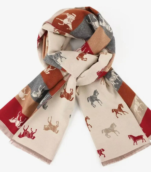 "SUNDAY" Cashmere Feel Shawl/Wrap - Cinnamon - 1773