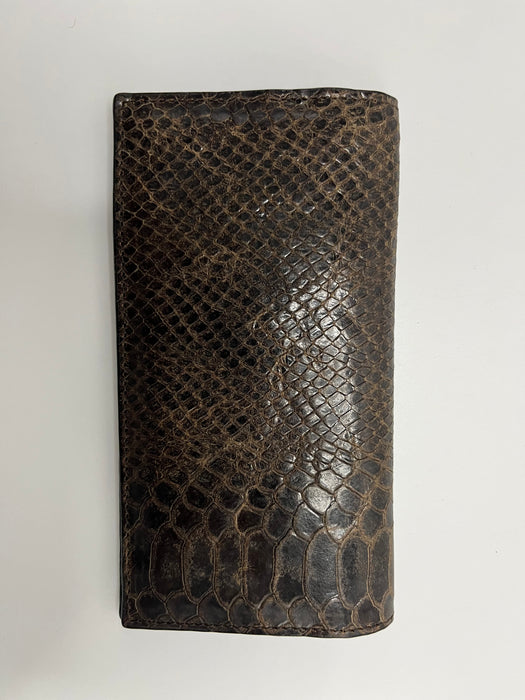 "RANGER BELT COMPANY" Men's Leather Snake Print Rodeo Wallet