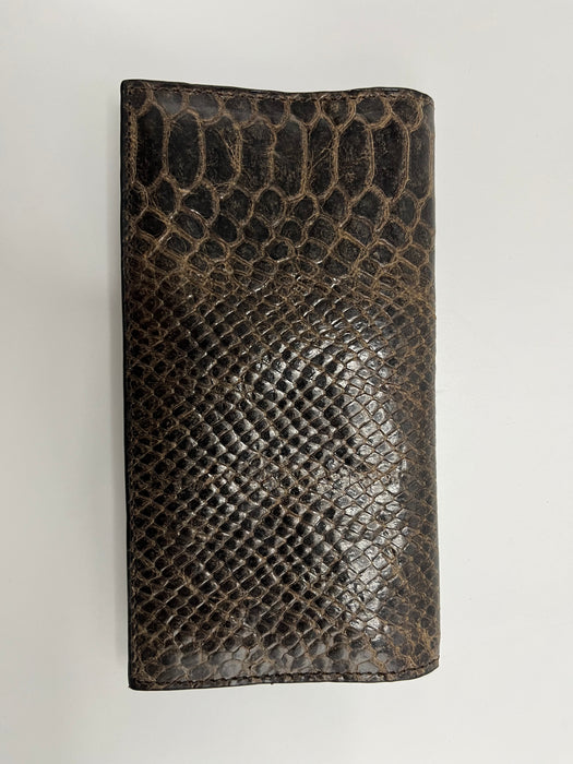 "RANGER BELT COMPANY" Men's Leather Snake Print Rodeo Wallet