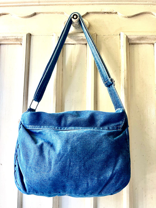 "DOLLY" - Denim Handbag - Plain - 1773