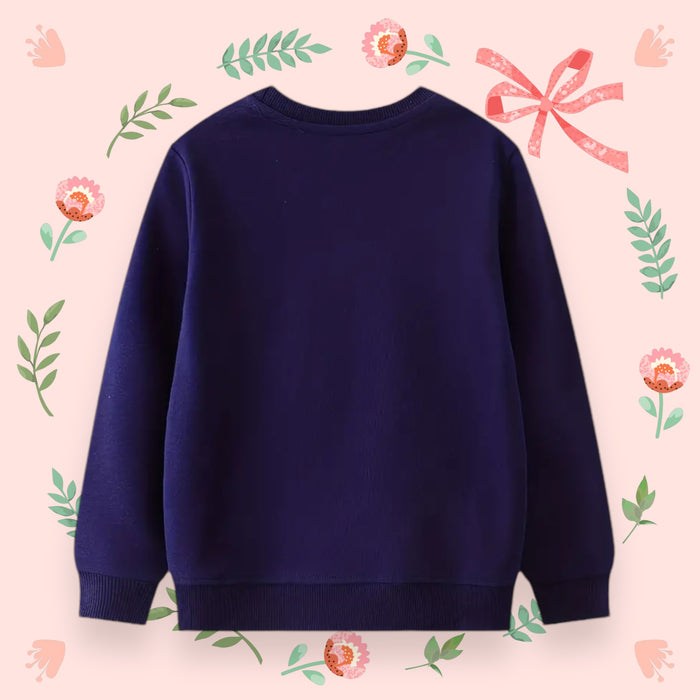 "CLOVA PONY" Girl's Crew Neck Sweatshirt - 1773