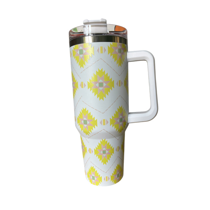 "AZTEC" Yellow Tumbler - 1773