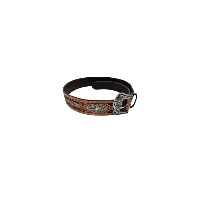 "MONTANA BLUE SKY" Stamped Woven Belt - 1773