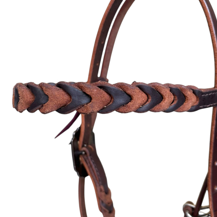 BRAIDED HEADSTALL - Smooth Like Cactus
