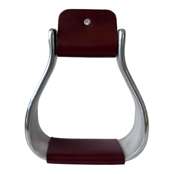 Aluminium Oxbows with Sitched Leather Grips - Toprail Equine