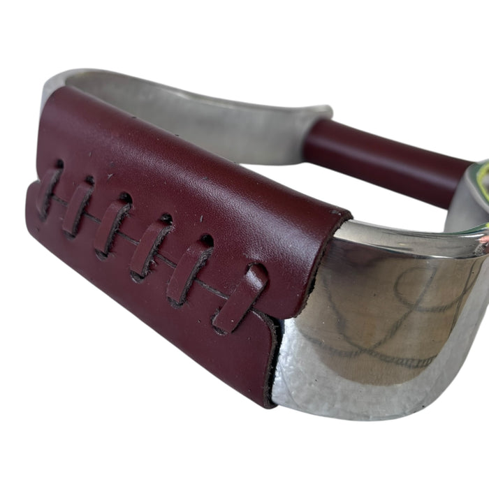 Aluminium Oxbows with Sitched Leather Grips - Toprail Equine